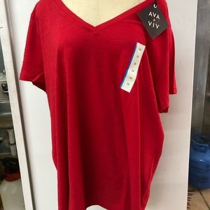 Ava & Viv red shirt